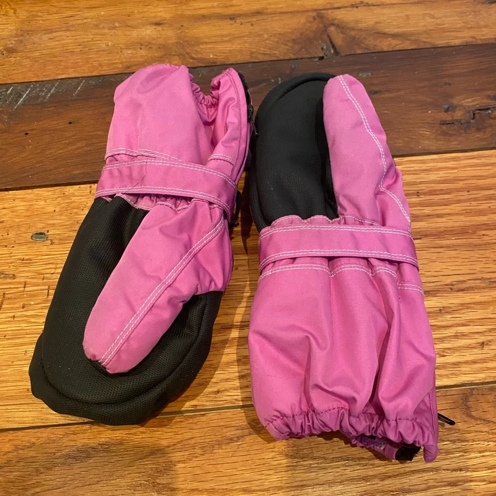 Hestra Kids Pink Snow Gloves
